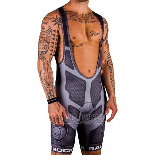 2016 Cycling Jersey Rock Racing Marron Short Sleeve and Bib Short
